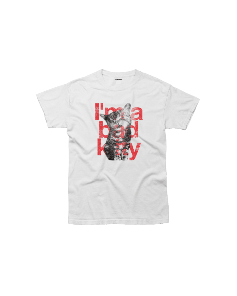 BAD KITTY white