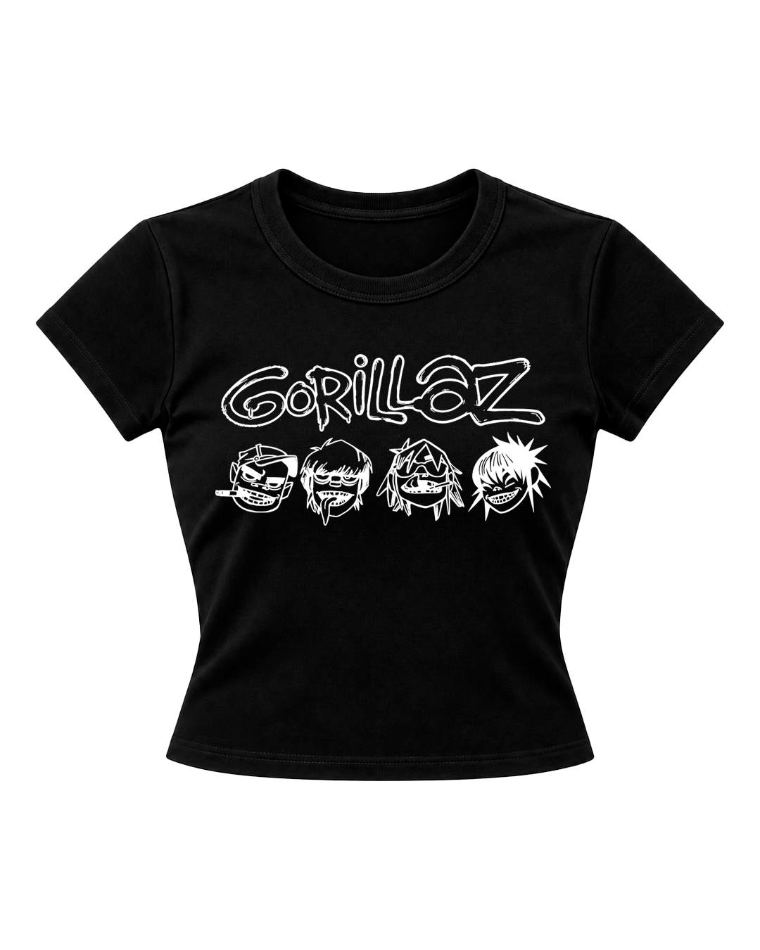 Gorillaz black but babytee