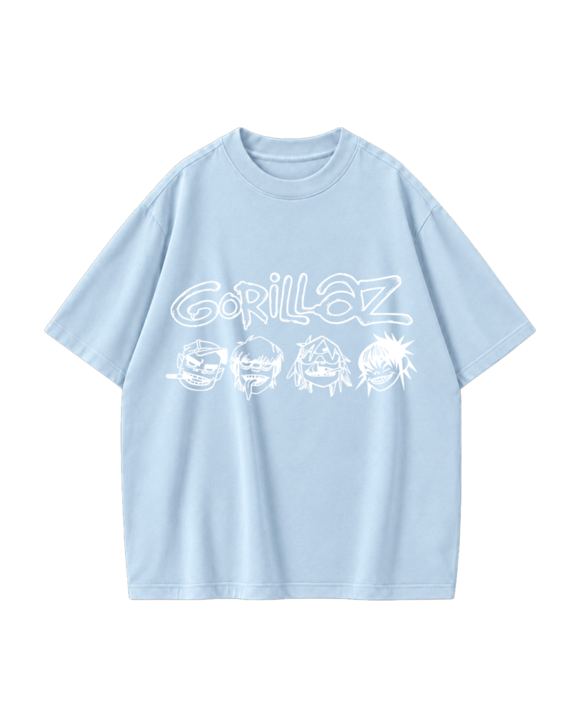 Gorillaz Light Blue